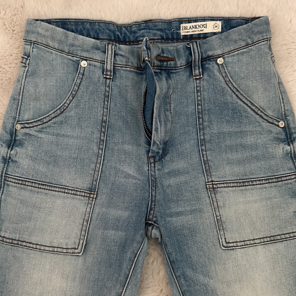 NWOT BLANK NYC WIDE BOTTOM DENIM JEANS